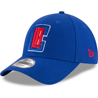 New Era Curved Brim 9FORTY The League Los Angeles Clippers NBA Adjustable Cap blau
