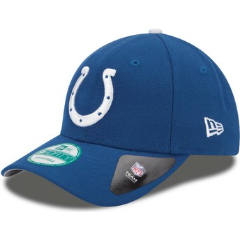 New Era Curved Brim 9FORTY The League Indianapolis Colts NFL Adjustable Cap blau