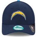 mutzen-gebogen-marineblau-verstellbares-band-9forty-the-league-der-los-angeles-chargers-nfl-von-new-era