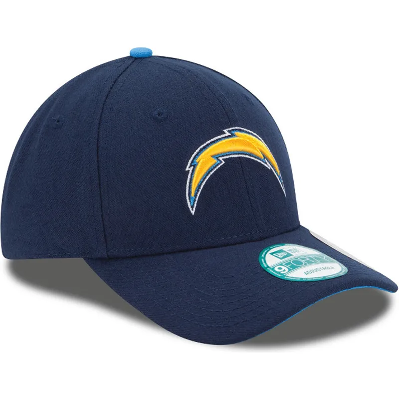 mutzen-gebogen-marineblau-verstellbares-band-9forty-the-league-der-los-angeles-chargers-nfl-von-new-era