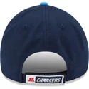 new-era-curved-brim-9forty-the-league-los-angeles-chargers-nfl-adjustable-cap-marineblau