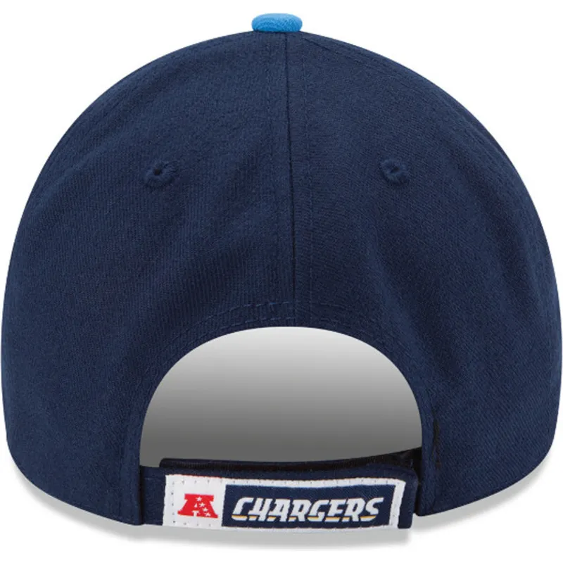 mutzen-gebogen-marineblau-verstellbares-band-9forty-the-league-der-los-angeles-chargers-nfl-von-new-era