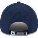 mutzen-gebogen-marineblau-verstellbares-band-9forty-the-league-der-los-angeles-rams-nfl-von-new-era