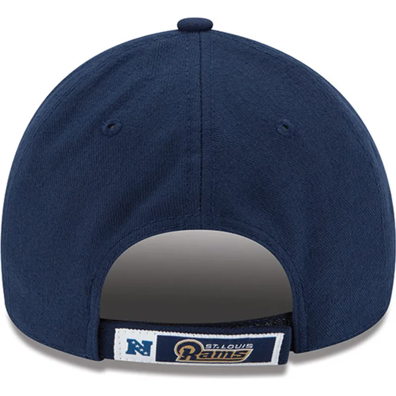 mutzen-gebogen-marineblau-verstellbares-band-9forty-the-league-der-los-angeles-rams-nfl-von-new-era