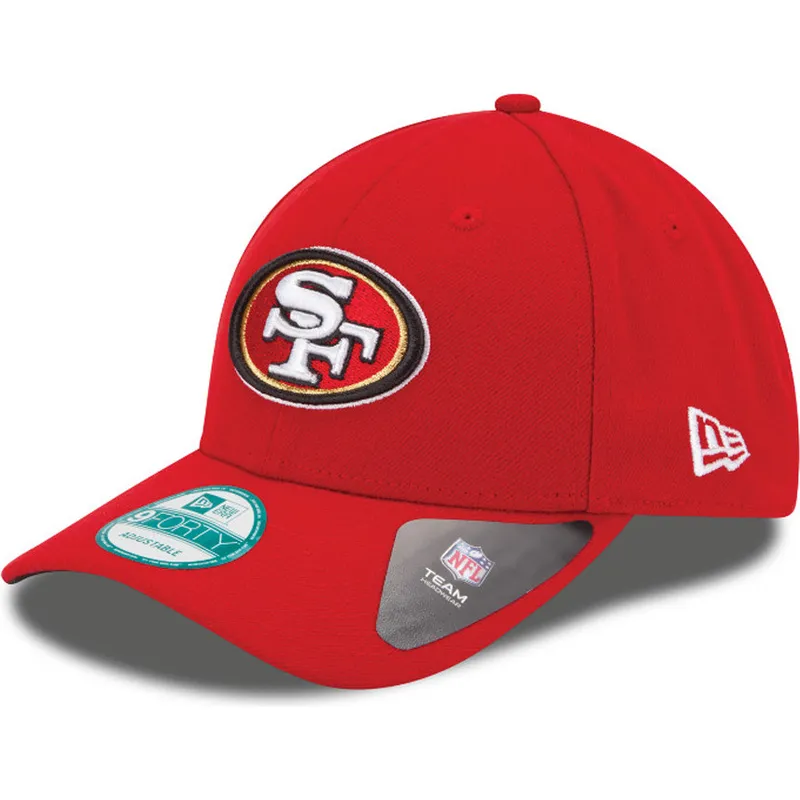 mutzen-gebogen-rot-verstellbares-band-9forty-the-league-der-san-francisco-49ers-nfl-von-new-era mutzen-gebogen-rot-verstellbares-band-9forty-the-league-der-san-francisco-49ers-nfl-von-new-era