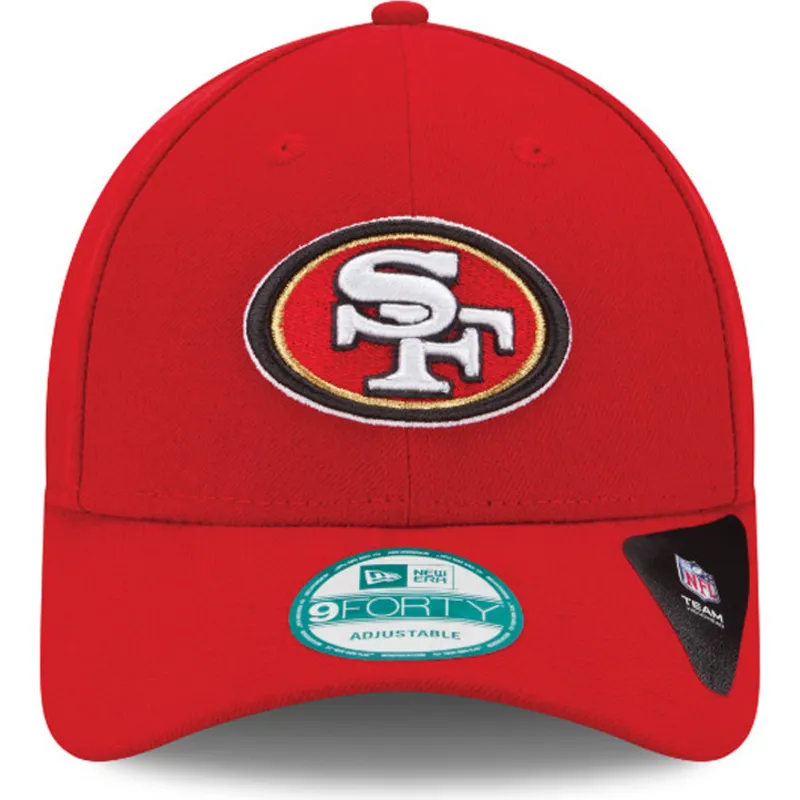 mutzen-gebogen-rot-verstellbares-band-9forty-the-league-der-san-francisco-49ers-nfl-von-new-era mutzen-gebogen-rot-verstellbares-band-9forty-the-league-der-san-francisco-49ers-nfl-von-new-era