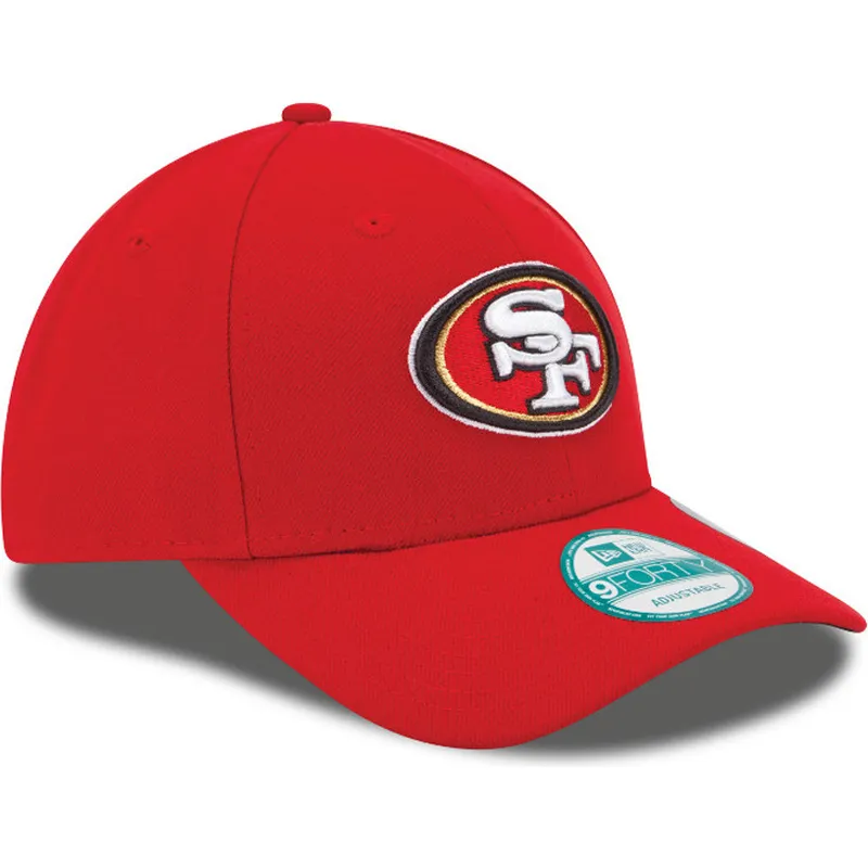 mutzen-gebogen-rot-verstellbares-band-9forty-the-league-der-san-francisco-49ers-nfl-von-new-era mutzen-gebogen-rot-verstellbares-band-9forty-the-league-der-san-francisco-49ers-nfl-von-new-era