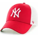 mutzen-gebogen-rot-snapback-fur-kinder-der-new-york-yankees-mlb-von-47-brand