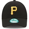 new-era-curved-brim-9forty-the-league-pittsburgh-pirates-mlb-adjustable-cap-schwarz