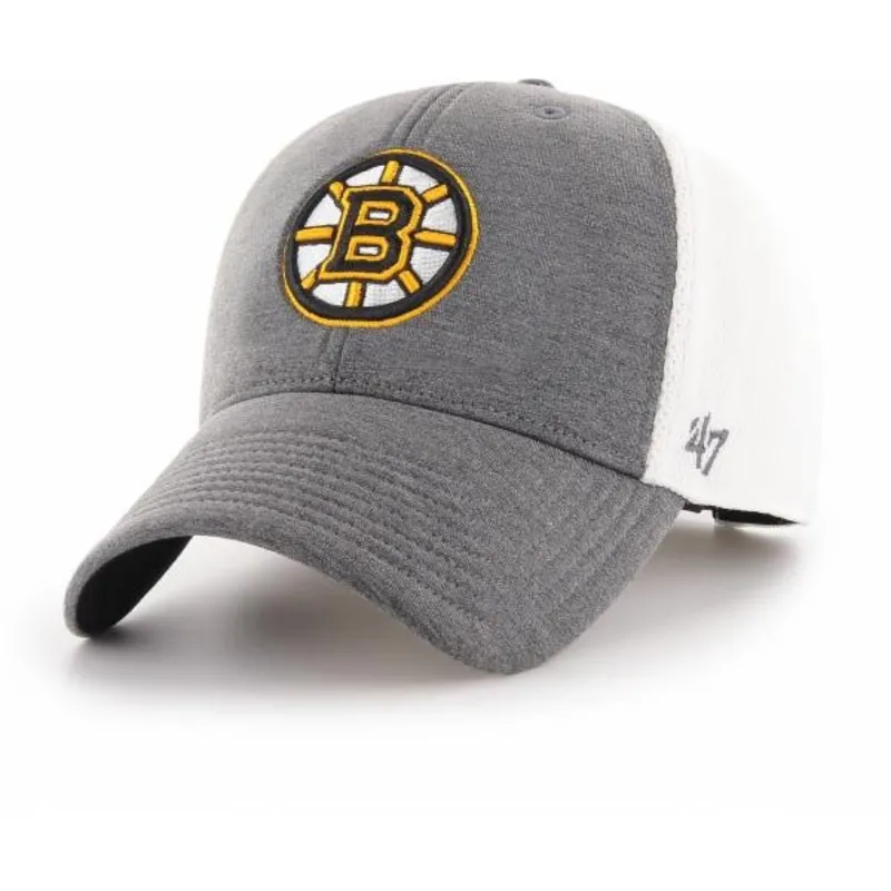 mutzen-gebogen-grau-verstellbares-band-der-boston-bruins-nhl-von-47-brand mutzen-gebogen-grau-verstellbares-band-der-boston-bruins-nhl-von-47-brand