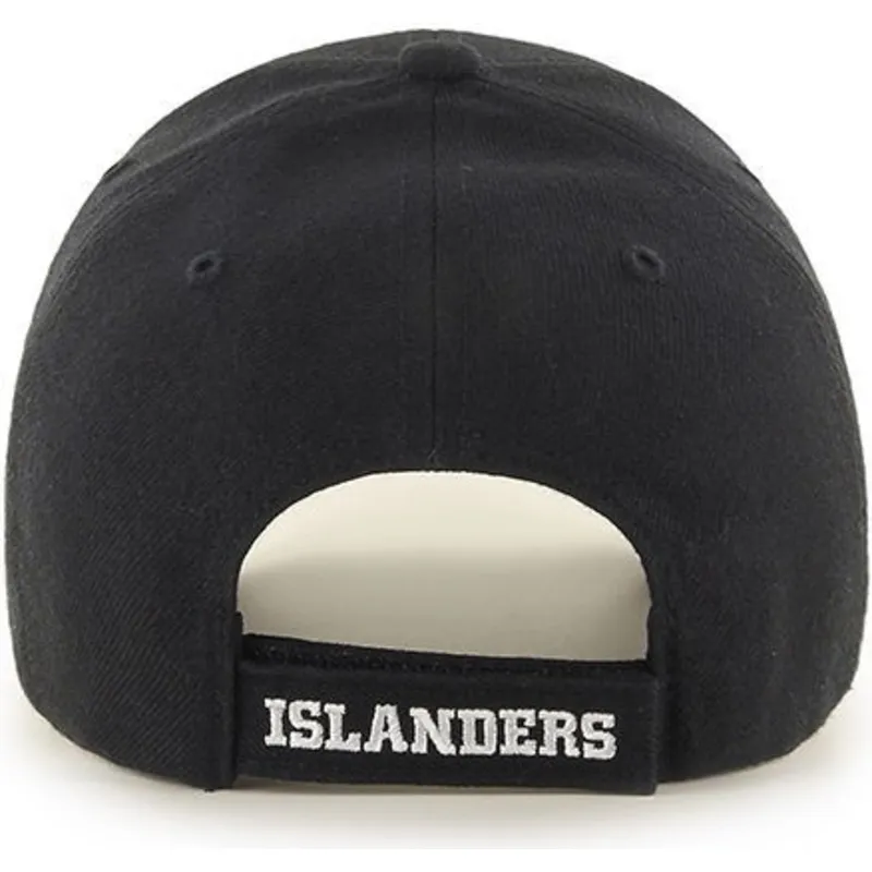 mutzen-gebogen-schwarz-verstellbares-band-der-new-york-islanders-nhl-von-47-brand