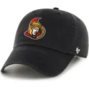 mutzen-gebogen-schwarz-verstellbares-band-der-ottawa-senators-nhl-von-47-brand