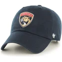47-brand-florida-panthers-nhl-clean-up-kappe-mit-gebogenem-schirm-in-marineblau