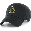 47-brand-curved-brim-camouflage-logo-los-angeles-dodgers-mlb-clean-up-camfill-cap-schwarz
