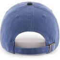 marineblaue-gebogene-kappe-mit-schirm-und-schwarzem-logo-der-new-york-yankees-mlb-clean-up-two-tone-von-47-brand