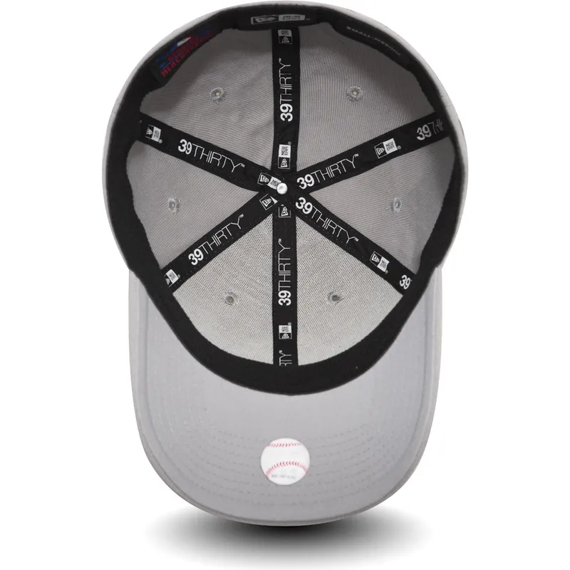mutzen-gebogen-grau-angepasst-fur-kinder-39thirty-stretch-rubber-emblem-der-new-york-yankees-mlb-von-new-era