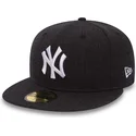 mutzen-flach-schwarz-angepasst-59fifty-seasonal-heather-der-new-york-yankees-mlb-von-new-era