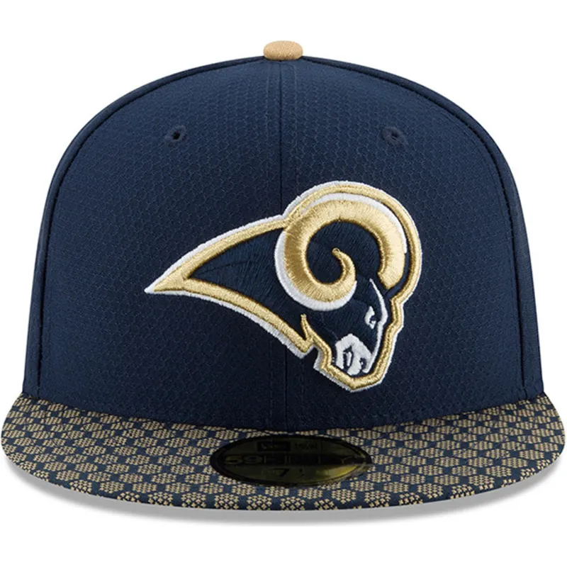 mutzen-flach-blau-angepasst-59fifty-sideline-der-los-angeles-rams-nfl-von-new-era