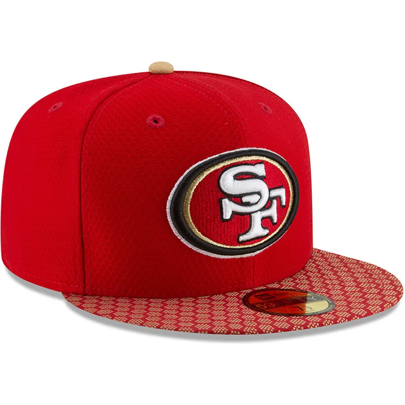 mutzen-flach-rot-angepasst-59fifty-sideline-der-san-francisco-49ers-nfl-von-new-era