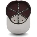 mutzen-flach-rot-snapback-9fifty-seasonal-heather-der-atlanta-braves-mlb-von-new-era