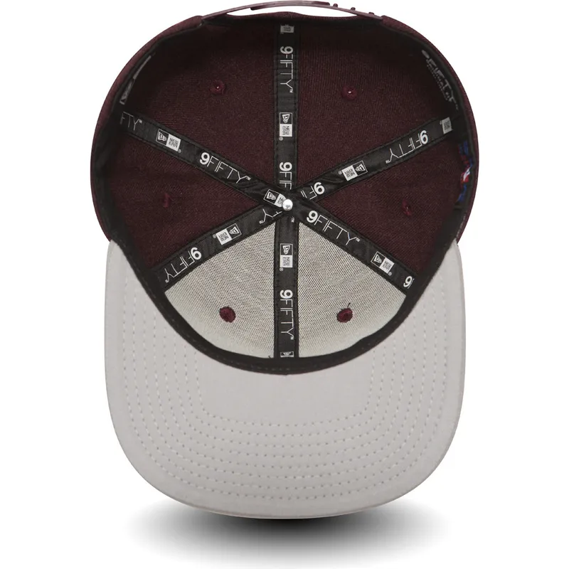 mutzen-flach-rot-snapback-9fifty-seasonal-heather-der-atlanta-braves-mlb-von-new-era mutzen-flach-rot-snapback-9fifty-seasonal-heather-der-atlanta-braves-mlb-von-new-era