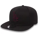 mutzen-flach-schwarz-snapback-9fifty-jersey-tech-der-los-angeles-dodgers-mlb-von-new-era