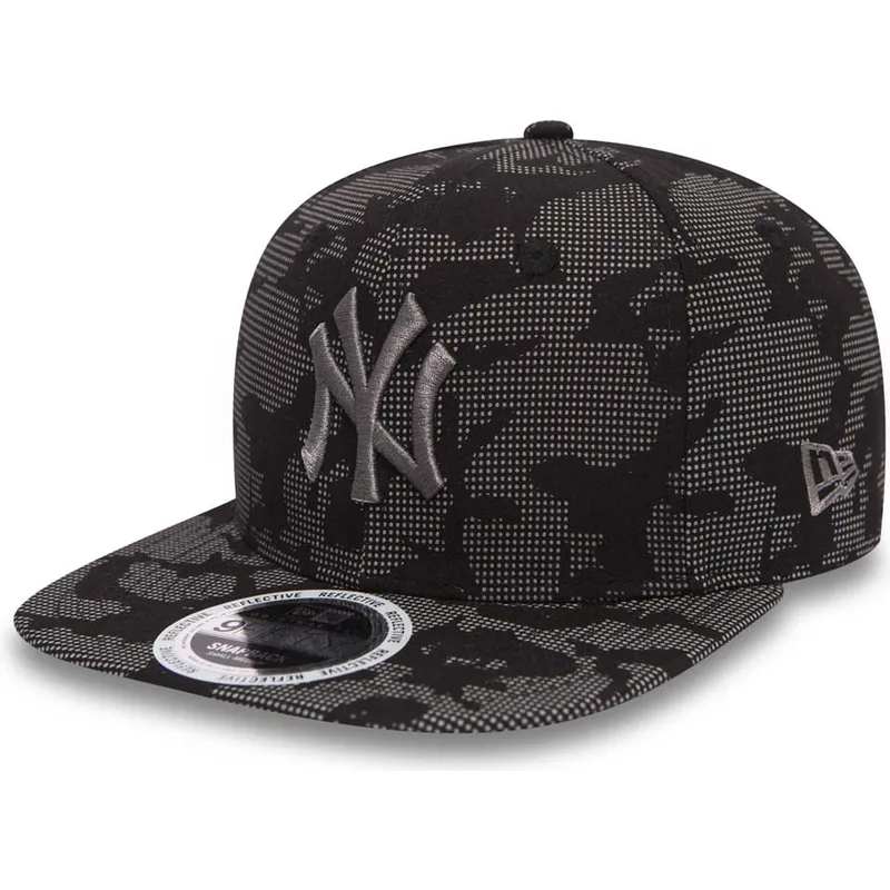 mutzen-flach-schwarz-snapback-9fifty-night-time-reflective-der-new-york-yankees-mlb-von-new-era