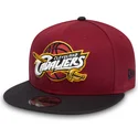 mutzen-flach-rot-snapback-9fifty-der-cleveland-cavaliers-nba-von-new-era
