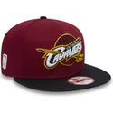 mutzen-flach-rot-snapback-9fifty-der-cleveland-cavaliers-nba-von-new-era