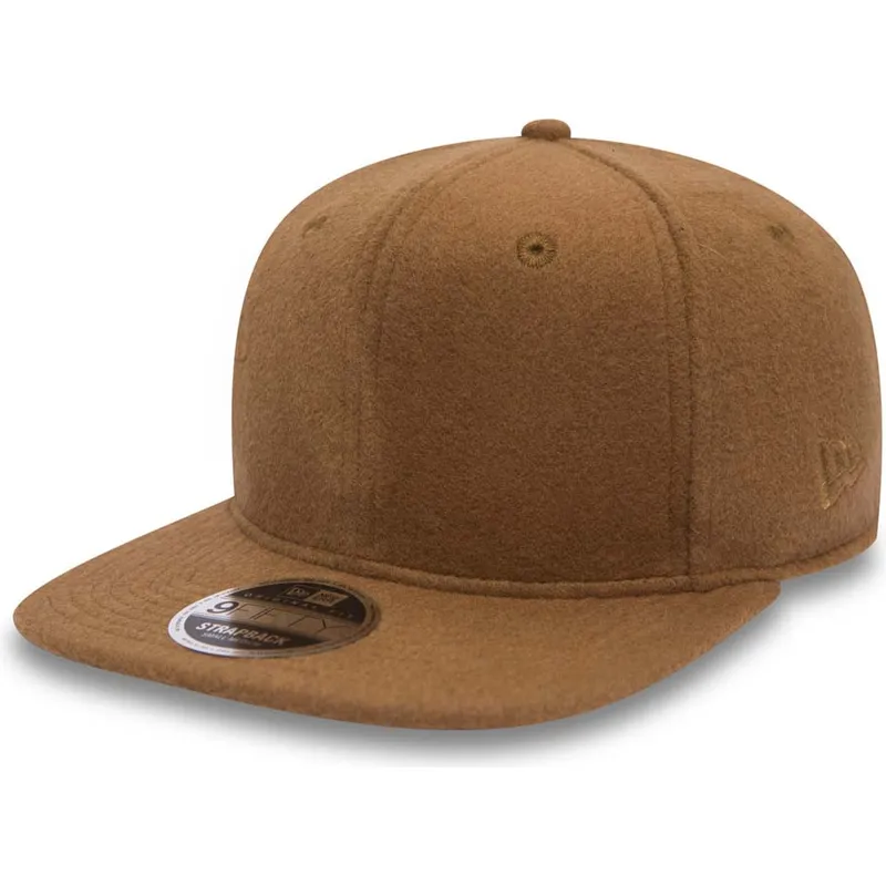 mutzen-flach-braun-verstellbares-band-9fifty-von-new-era