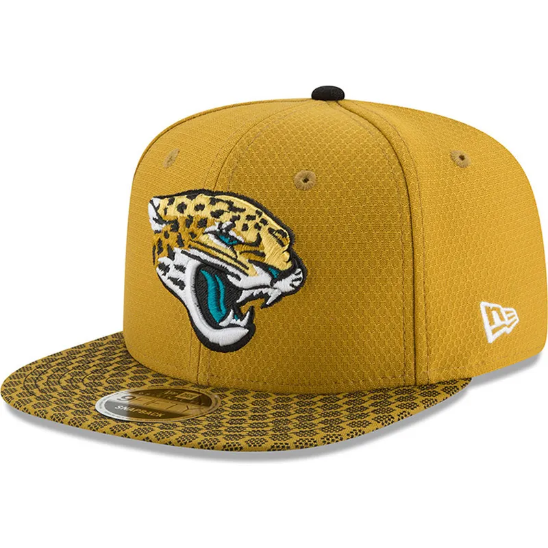 mutzen-flach-gelb-snapback-9fifty-sideline-der-jacksonville-jaguars-nfl-von-new-era