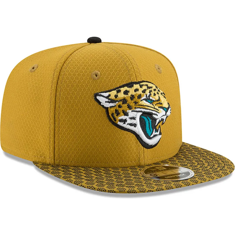 mutzen-flach-gelb-snapback-9fifty-sideline-der-jacksonville-jaguars-nfl-von-new-era