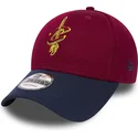 mutzen-gebogen-rot-verstellbares-band-9forty-mesh-der-cleveland-cavaliers-nba-von-new-era