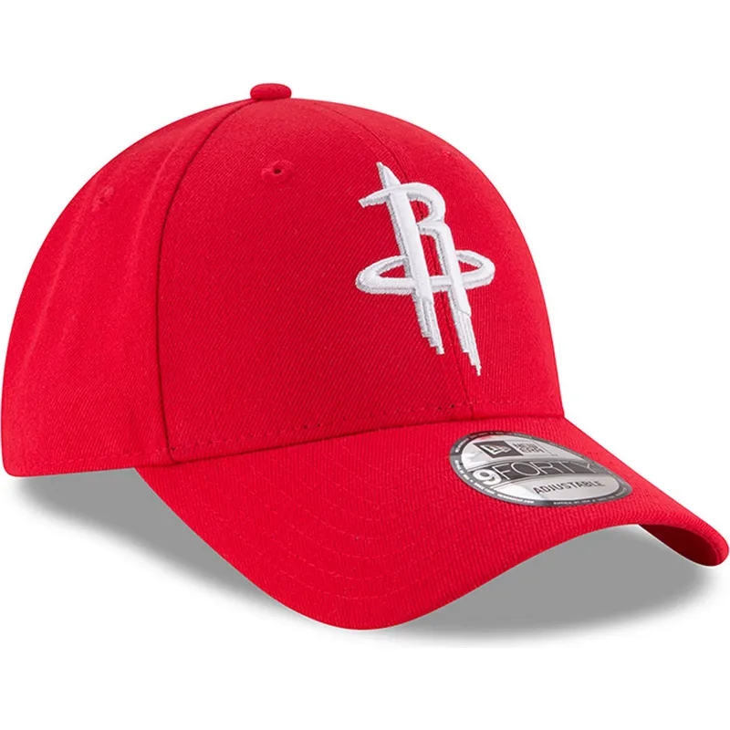 mutzen-gebogen-rot-verstellbares-band-9forty-the-league-der-houston-rockets-nba-von-new-era mutzen-gebogen-rot-verstellbares-band-9forty-the-league-der-houston-rockets-nba-von-new-era