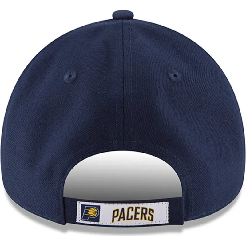 marineblaue-verstellbare-curved-cap-9forty-the-league-der-indiana-pacers-nba-von-new-era