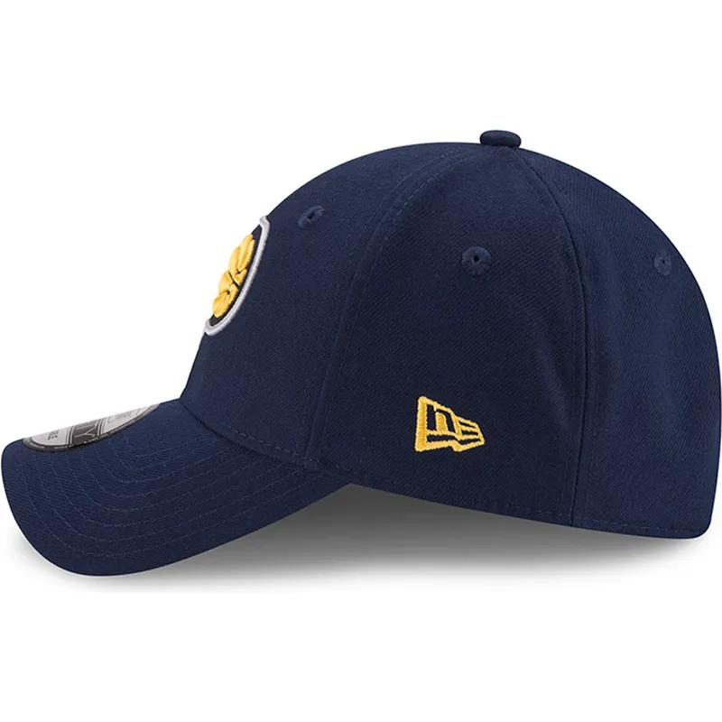 marineblaue-verstellbare-curved-cap-9forty-the-league-der-indiana-pacers-nba-von-new-era