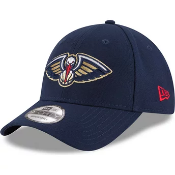New Era Curved Brim 9FORTY The League New Orleans Pelicans NBA Adjustable Cap verstellbar marineblau