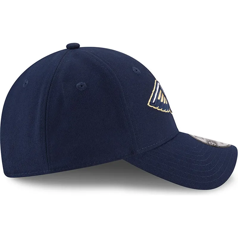 marineblaue-verstellbare-curved-cap-9forty-the-league-der-new-orleans-pelicans-nba-von-new-era