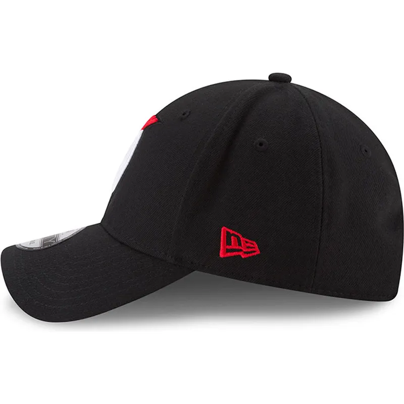 schwarze-verstellbare-curved-cap-9forty-the-league-der-portland-trail-blazers-nba-von-new-era