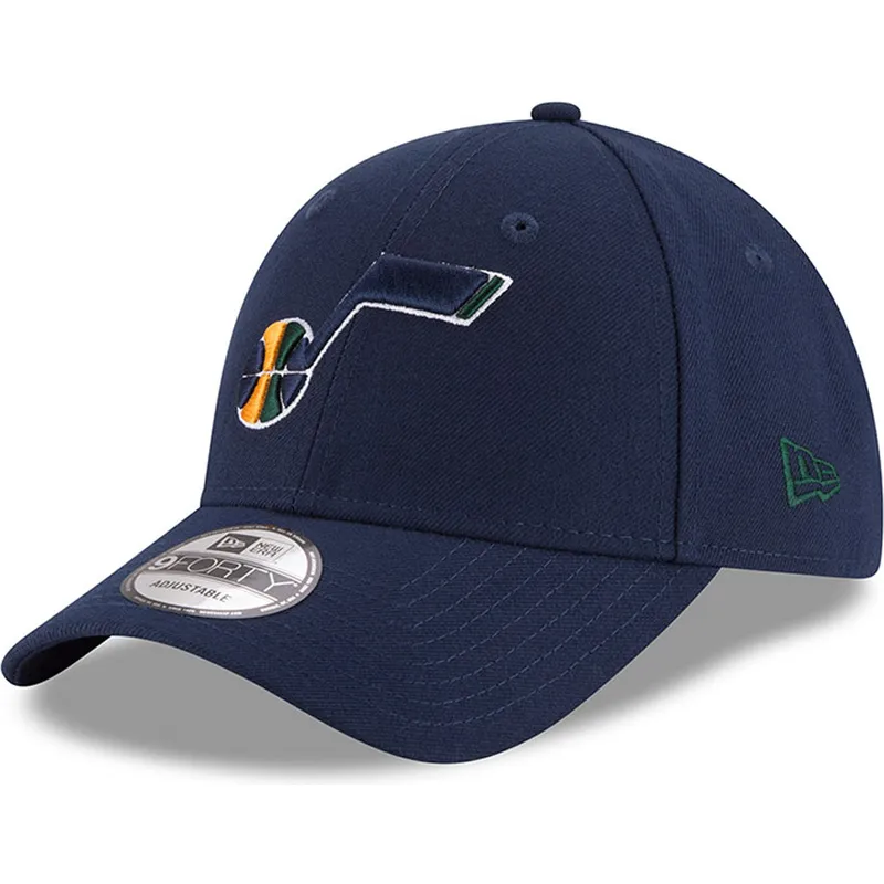 mutzen-gebogen-marineblau-verstellbares-band-9forty-the-league-der-utah-jazz-nba-von-new-era mutzen-gebogen-marineblau-verstellbares-band-9forty-the-league-der-utah-jazz-nba-von-new-era
