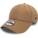 verstellbare-braune-9forty-camel-hair-kappe-mit-gebogenem-schirm-von-new-era