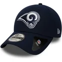 mutzen-gebogen-marineblau-verstellbares-band-9forty-the-league-der-los-angeles-rams-nfl-von-new-era