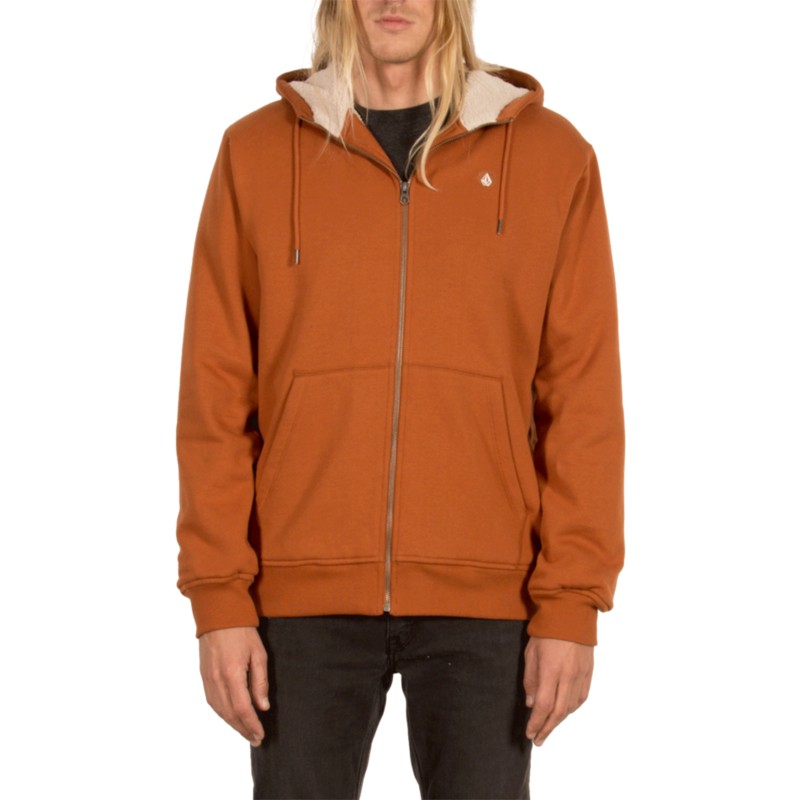 volcom-copper-single-stone-zip-through-hoodie-kapuzenpullover-sweatshirt-braun