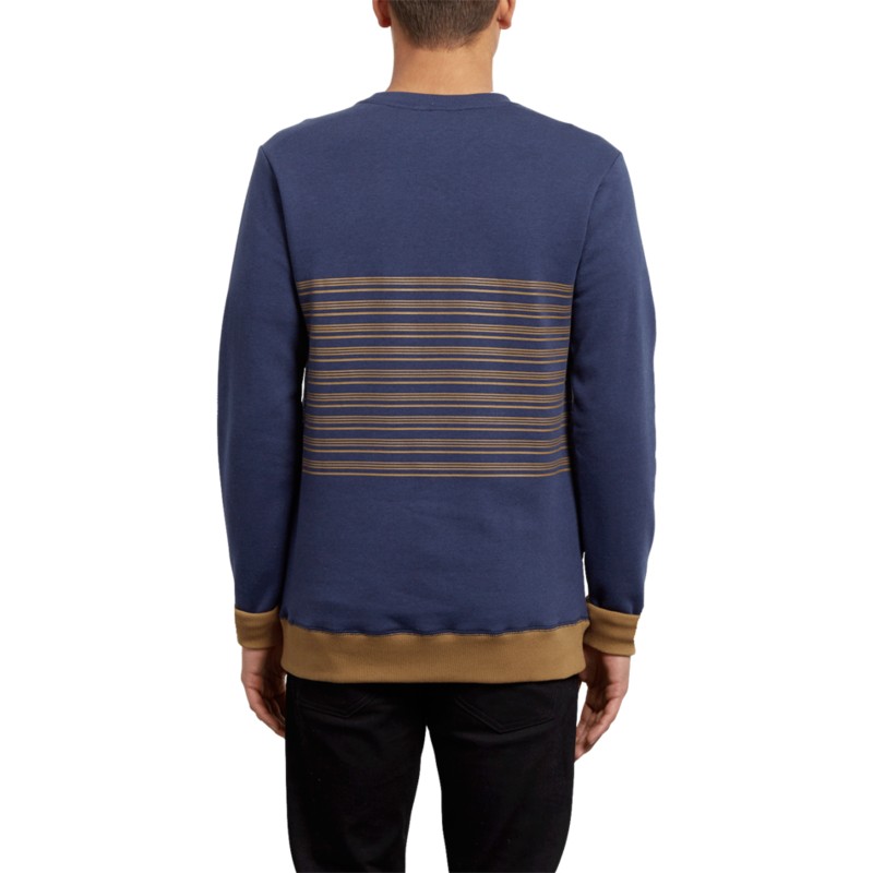 volcom-deep-blue-threezy-sweatshirt-blau