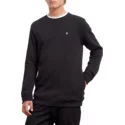 volcom-black-single-sweatshirt-steingrau-schwarz