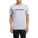 volcom-heather-grau-crisp-euro-t-shirt-grau