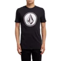 volcom-black-mit-schwarzem-logo-classic-stone-t-shirt-schwarz