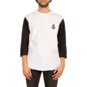 volcom-white-chain-gang-weiss-3-4-sleeve-t-shirt