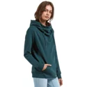 volcom-evergrun-walk-on-by-high-neck-hoodie-kapuzenpullover-sweatshirt-grun