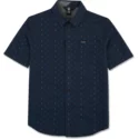 volcom-kinder-indigo-rollins-kurzarmliges-shirt-marineblau